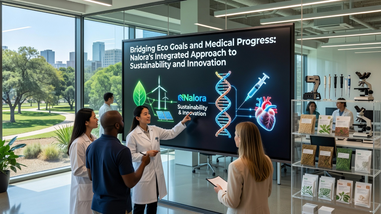 Researchers at Nalora medical labs using energy-efficient equipment powered by on-site renewables
